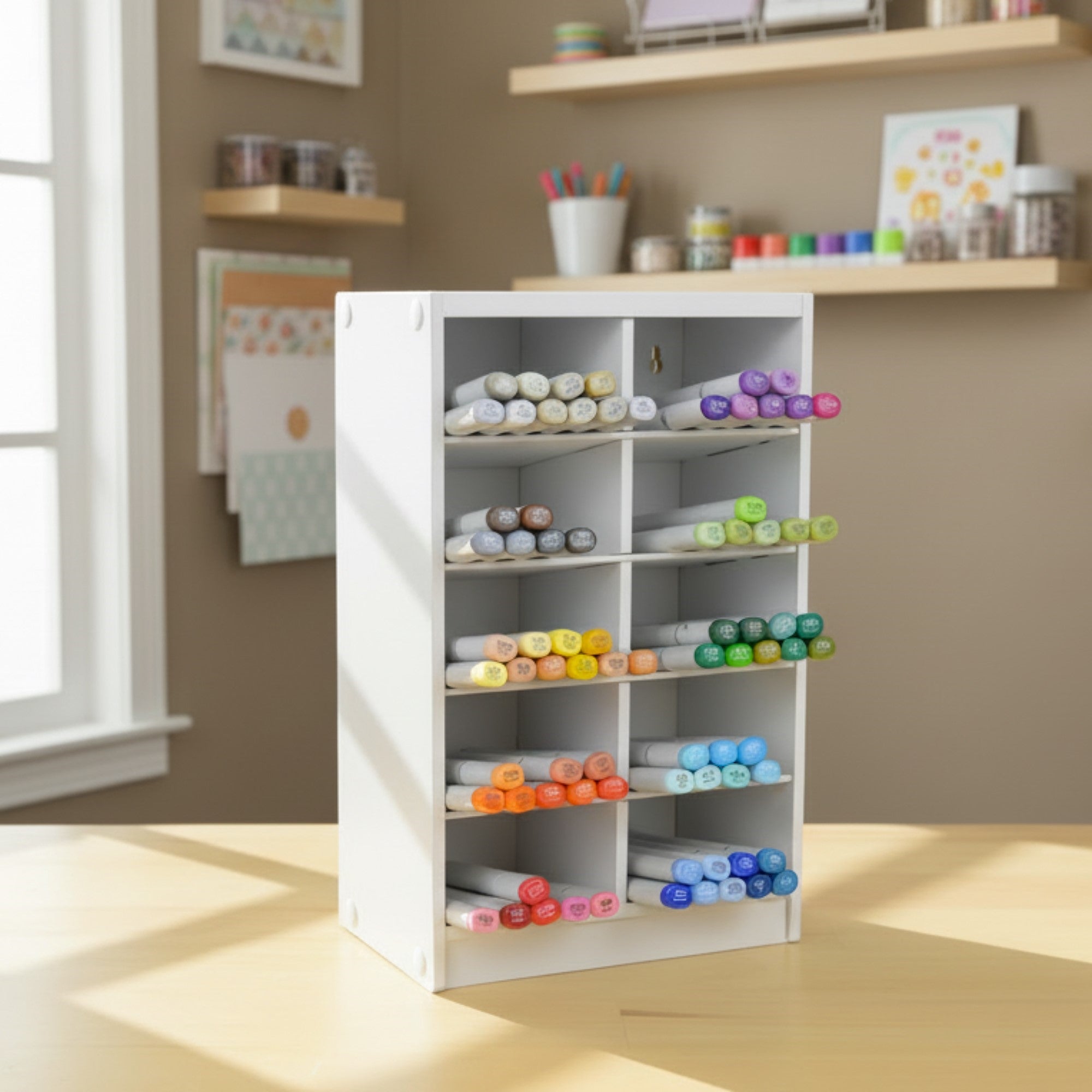 Beautiful Large Capacity Marker Organizer | OrganizeMore