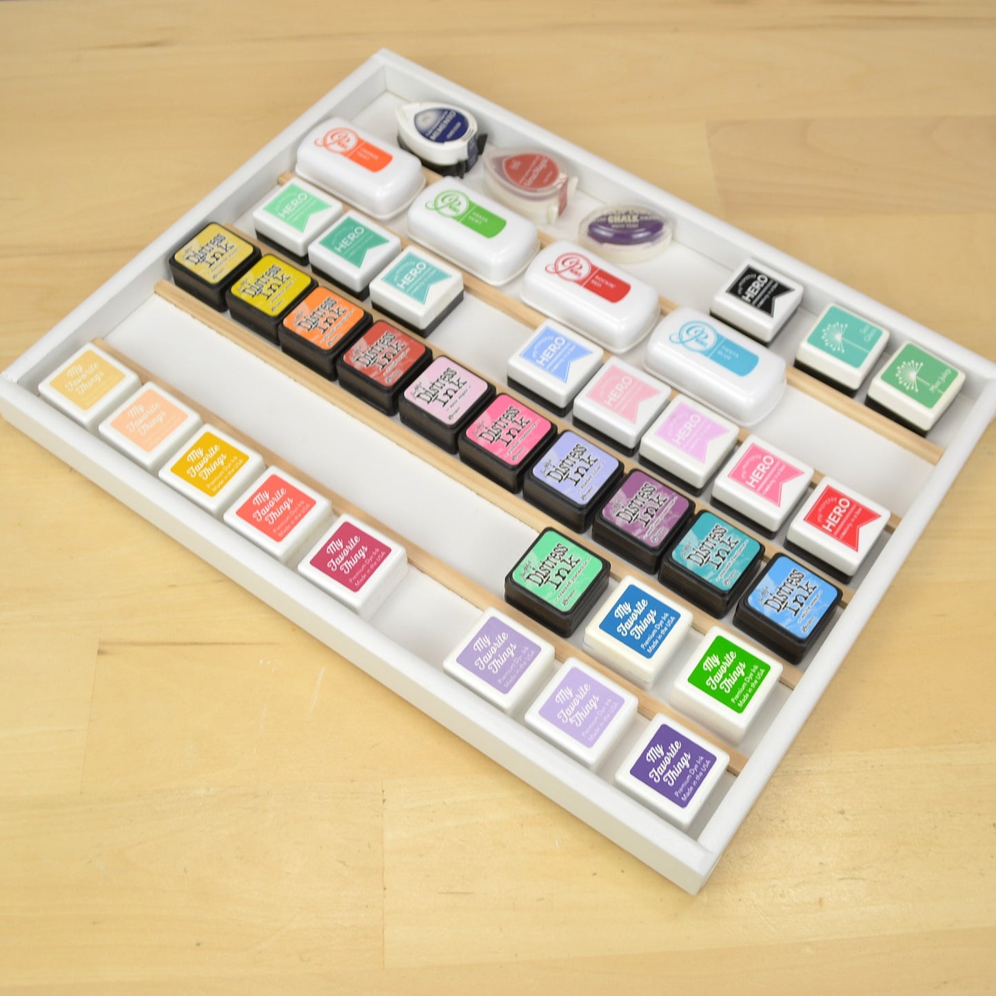 Top view of the Mini Ink Tray made by OrganizeMore.