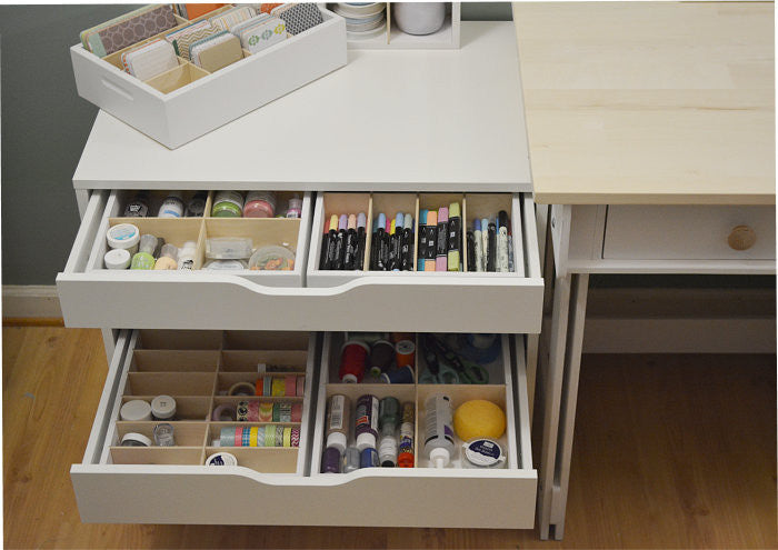4 Cubby Drawer Caddy